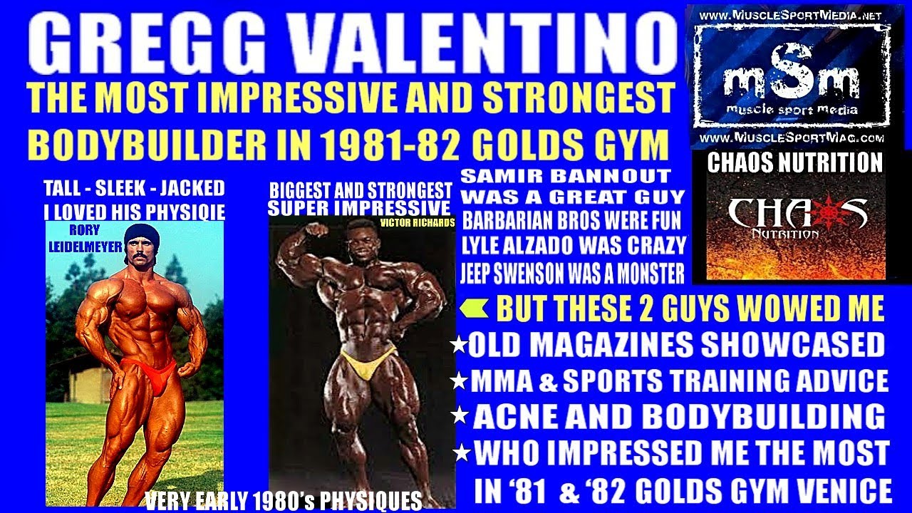 GREGG VALENTINO - Rory Leidelmeyer & Victor Richards 1981-'82 in Gold's ...