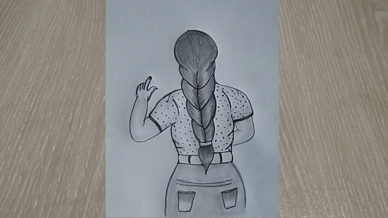 How To Draw Standing A Girl 😲 Step By Step For Beginner || Emon Arts 0. ...