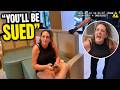 Entitled “Karen” Completely Loses It After Being Kicked Out of a Beach Resort