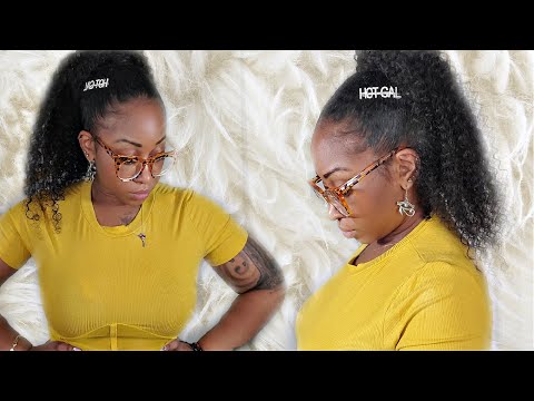 video about Clip in Hair Extension Kinky Curl