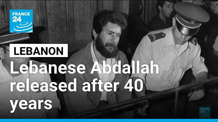 Lebanese Abdallah held since 1984 for US, Israeli diplomat murders • FRANCE 24 English