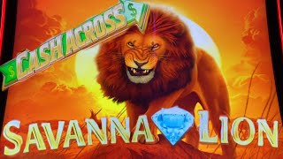 ★ALMOST GAVE UP, BUT FINALLY  LOT OF LIONS CAME !!★SAVANNA LION (CASH ACROSS) Slot ☆$130 Free Play☆栗 screenshot 1