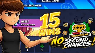 15 WINS, NO SECOND CHANCES! 🏆 | Brawl Stars Championship Challenge🔥