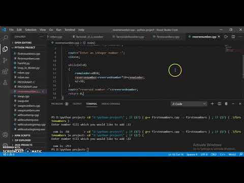 write a program in c++ reverse a number  || reverse number in hindi c++ || hindi tutorial