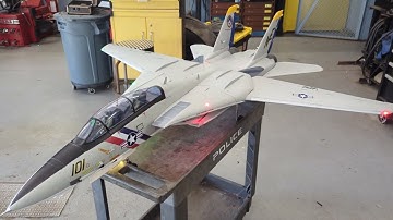 RC Geek afterburner test on the Freewing F14 Tomcat from Motion RC.