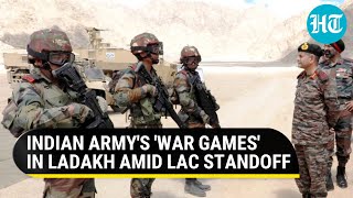 Army conducts 'RedHunt' combat exercises in Ladakh with newly inducted weapons I Watch