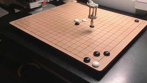 I made polar arm, a mechanical arm for playing go 围棋机器人，机械臂