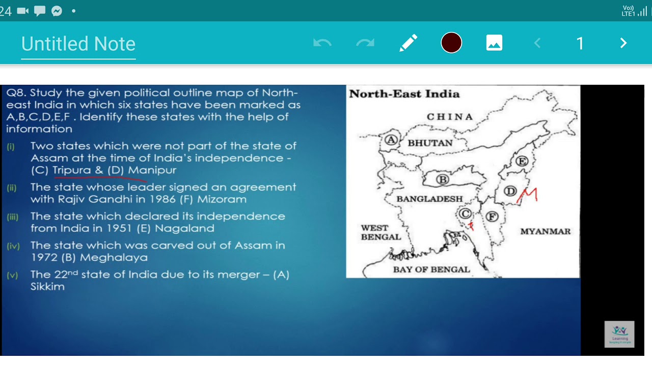 12 political science  Map WORK