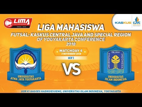 UAJY VS UII LIMA FUTSAL : KASKUS CENTRAL JAVA AND SPECIAL REGION OF YOGYAKARTA CONFERENCE 2018 mahasiswa umsu