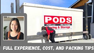 PODS REVIEW | PODS Moving CrossCountry Experience I Cost & Tips 4 packing your PODS Container