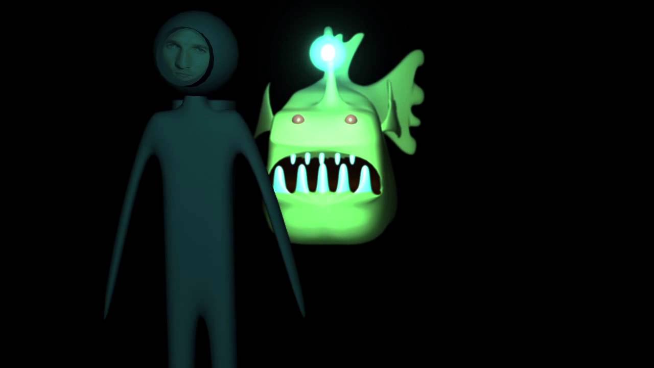 anglerfish 3D animation - YouTube