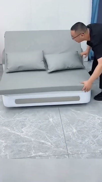 Multifunctional sofa bed, a bed with two functions, can be used for sitting or lying,