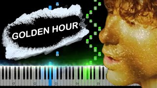 JVKE - golden hour Piano Tutorial