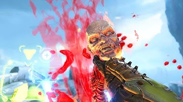 DOOM Eternal nightmare difficulty raytracing mode PS5 4k hdr gameplay