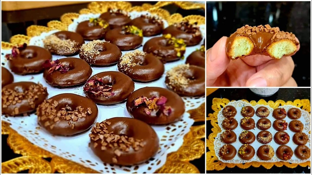 دونات من دون قلي خفاف وشكلهم مميز