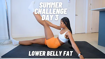 SUMMER BODY CHALLENGE / burn lower belly fat / DAY 3