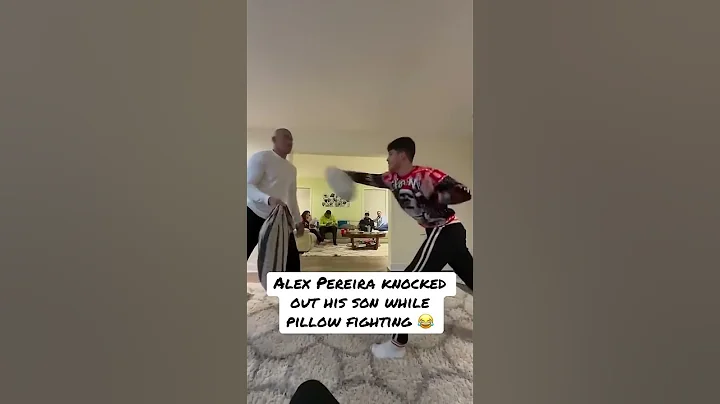 Pereira pillow fighting (via alexpoatanpereira/IG)