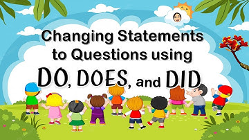 Changing Statements to Questions Using DO, DOES, and DID | English Grammar | Teacher Beth Class TV