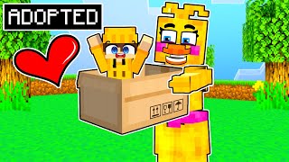 Adopted By Toy Chica As A Baby In Minecraft!