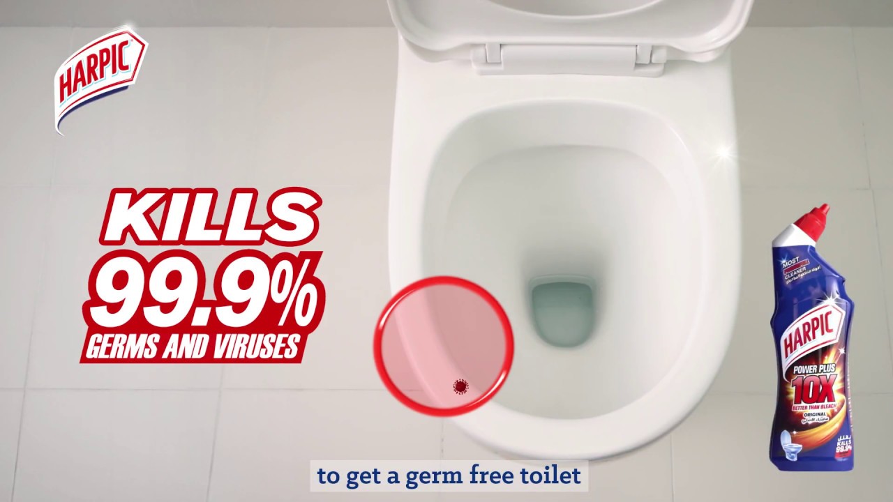 Harpic 10x  How do you keep your toilet clean and germ-free