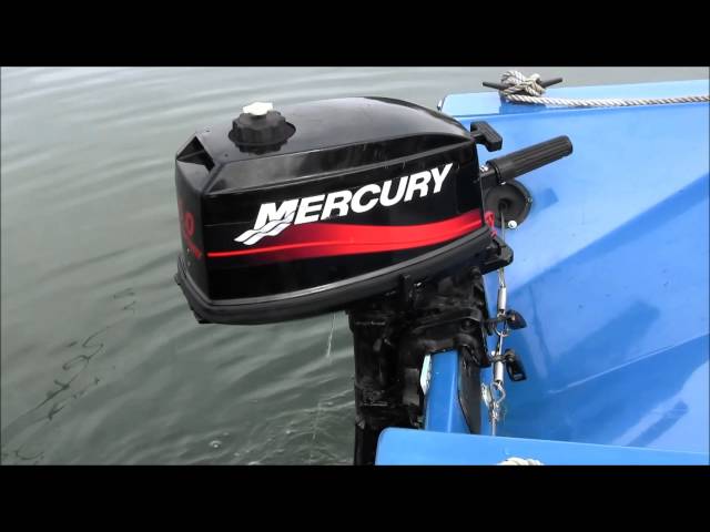 Mercury T 5 PS Zweitakt - Erster Probelauf nach Reparatur eines  Totalschadens - YouTube