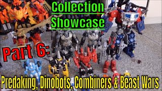Collection Showcase P6 - Predaking, Combiners, Beast Wars & Dinobots - GotBot True Review NUMBER 707