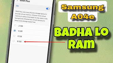 Samsung A04e | Samsung a04e Ram Plus