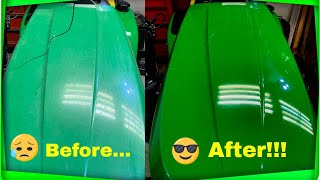 Cracked John Deere Plastic Hood Repair and Restoration