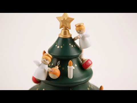 Christmas Angels Wooden Music Box Youtube