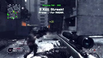 xI3eN | Crash | COD4 Montage | 100% Non-Sniper Lobby