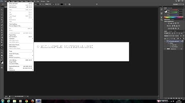 How to create a watermark brush on Photoshop CS6 (Voice Tutorial) (HD)