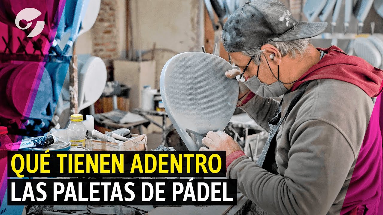 Cómo se CONSTRUYE una PALETA de PADEL paso a paso: viaje al interior de una fábrica