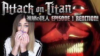 ATTACK ON TITAN! SEASON 1: EPISODE 1 REACTION!