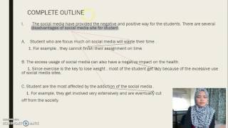 TASK 2 : PARAGRAPH OUTLINE EAC 2016 Net Worth