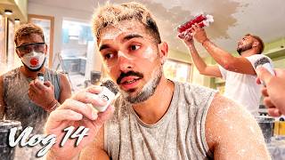 VLOG #14 | La lío con la lijadora, alisamos el techo del sótano y pruebo recetas virales 🏠