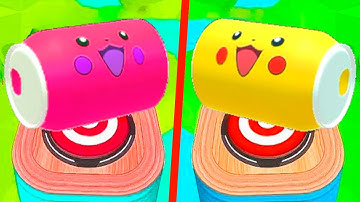 CAN SODA PIKACHU vs REVERSE in Rolling Ball Sky Escape - Color SpeedRun, Race-165