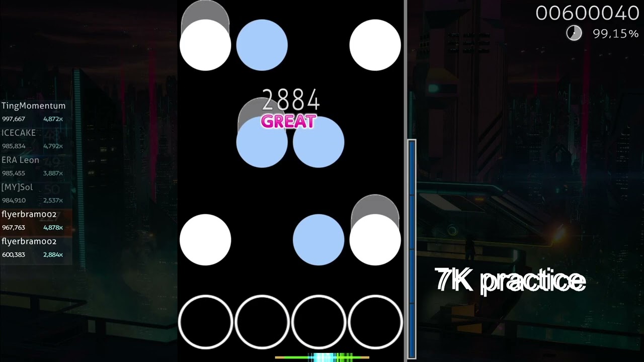 STREAM HIGHLIGHT [#11] (osu mania) Kobaryo - Villain Virus (feat. Camellia) 6.03* 98.92 % S rank FC