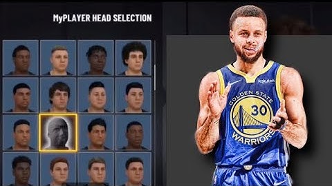 BEST STEPHEN CURRY FACE CREATION IN NBA 2K22
