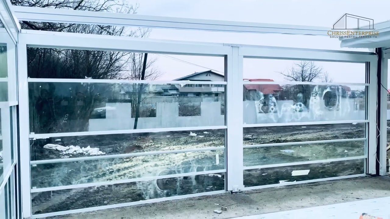 Închidere terase cu Ghilotina