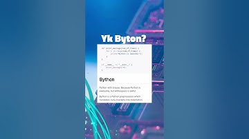 Yk Bython? #shorts