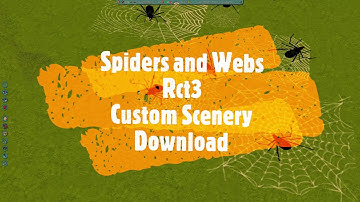 RollerCoaster Tycoon 3 Custom Scenery Download SPIDERS AND WEBS Rct3 Custom Content