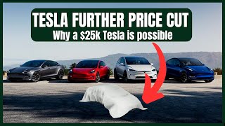 TESLA FURTHER PRICE CUTS - Why a $25k Tesla is possible!