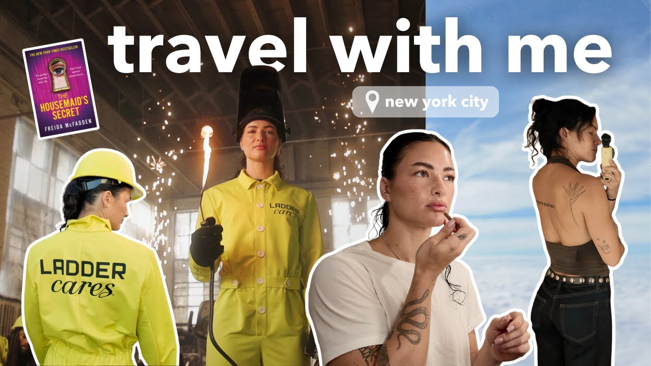 TRAVEL TO NEW YORK WITH ME | ladder shoot, shopping, & sister time