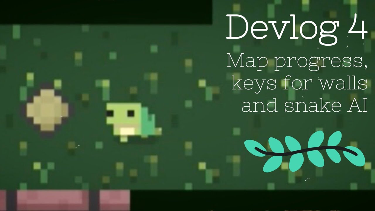 Devlog 4 - Map progress, keys for walls and snake AI | Game Maker Studio 2 (DnD)
