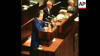 SYND 27-10-71 ISRAELI PRIME MINISTER, MR GOLDA MEIR, ADDRESSES THE KNESSET