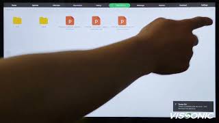 How to import files via USB port -  VISSONIC Paperless System with Retractable Screen screenshot 1