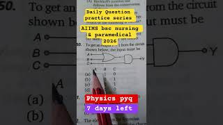 physics pyq 🔥 AIIMS bsc nursing & paramedical 2026 #aiims #aiimsparamedical2026 #aiimsbscnursing2026