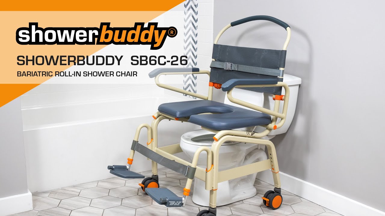 SB6c-26 Bariatric Roll-in Shower Chair