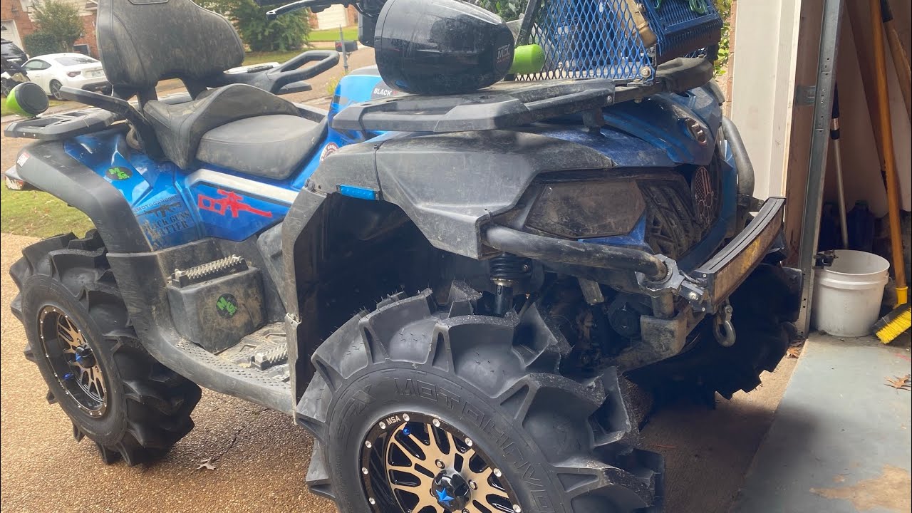 Cfmoto 600 touring build 14” MSA wheels and 31”Motohavoks tires w