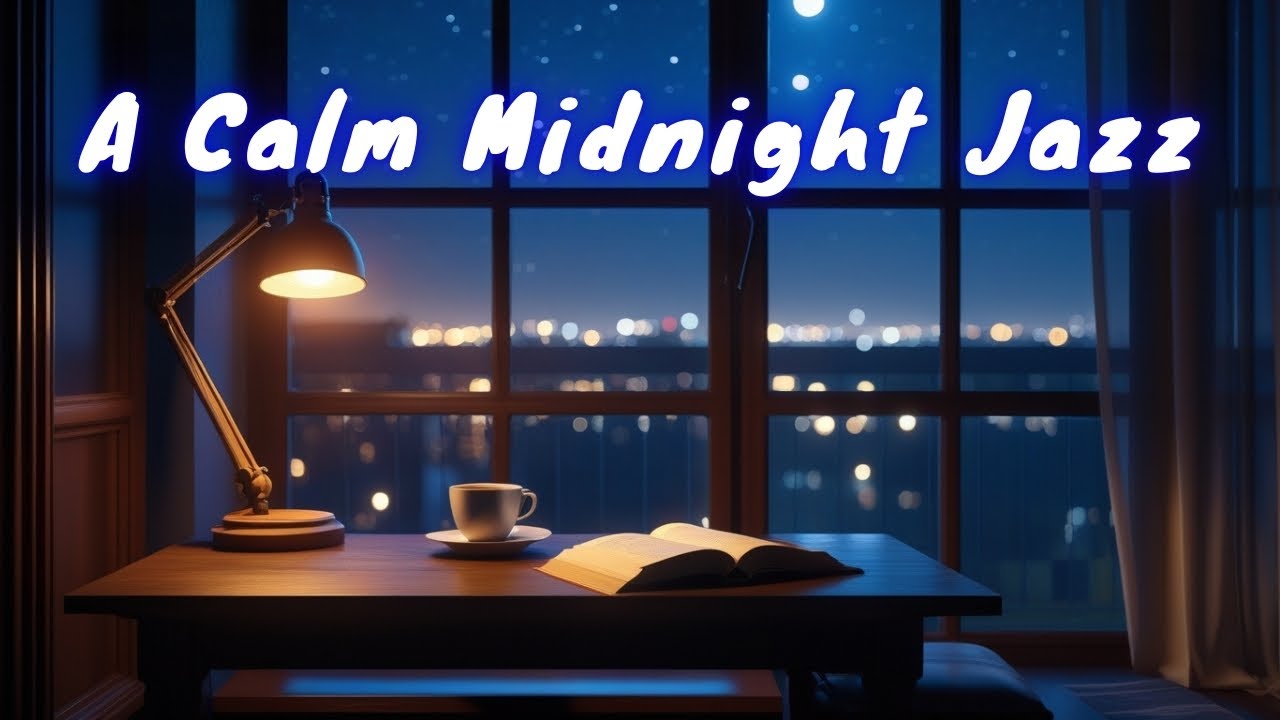 Smooth Jazz for Productive Work Hours – A Calm Midnight Jazz Scene